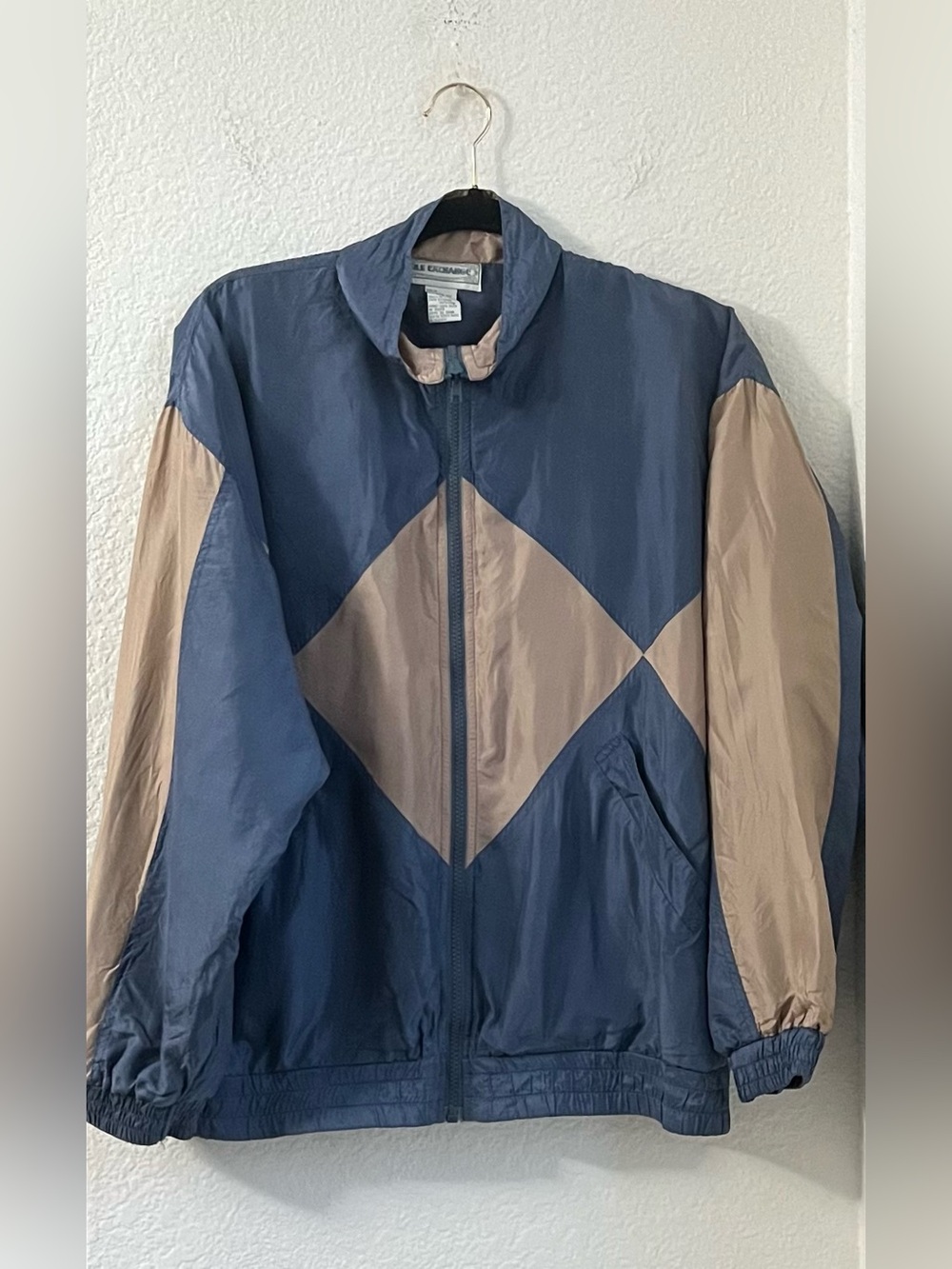 Vintage 80’s Silk Exchange Windbreaker